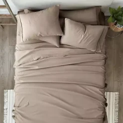 New Kirklands Home Taupe Ultra Soft 6-pc. California King Sheet Set Tan