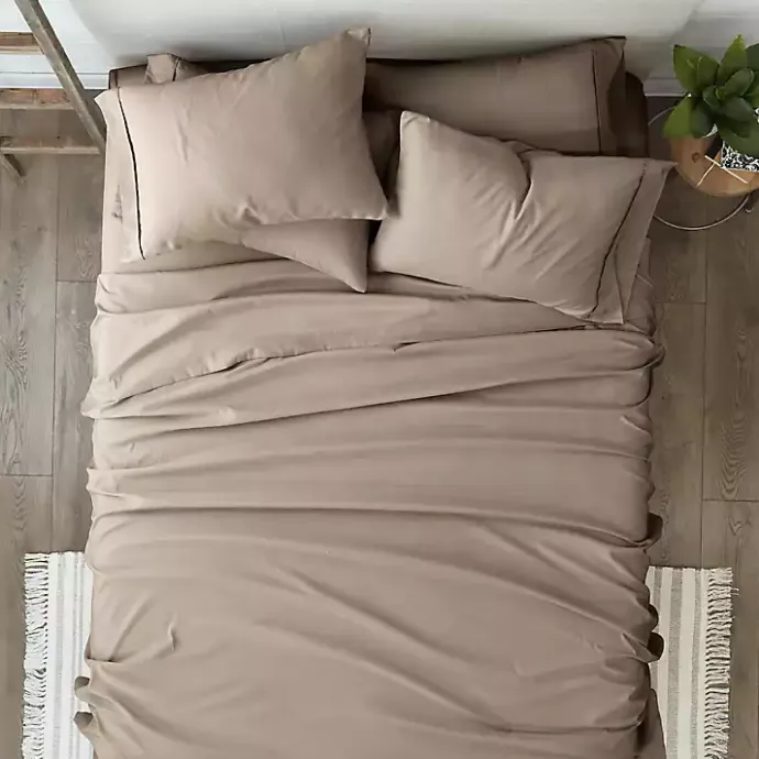 New Kirklands Home Taupe Ultra Soft 6-pc. California King Sheet Set Tan