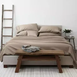 Sale Kirklands Home Taupe Ultra Soft 6-pc. Full Sheet Set Tan