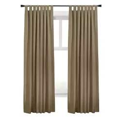 Hot Kirklands Home Taupe Ventura Blackout Curtain Panel, 63 in. Tan