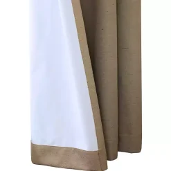 Online Kirklands Home Taupe Ventura Blackout Curtain Panel, 95 in. Tan