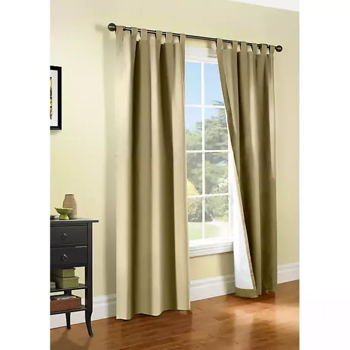 Outlet Kirklands Home Taupe Weathermate Curtain Panel, 72 in. Tan