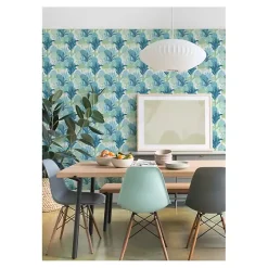 Sale Kirklands Home Teal Bohoemian Jungle Peel & Stick Wallpaper