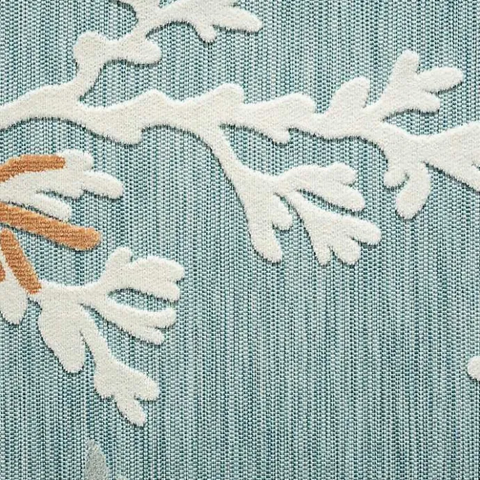 Discount Kirklands Home Teal Coral Reef Area Rug, 5x7 Blue