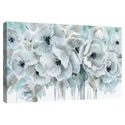 Hot Kirklands Home Teal Harmony Canvas Art Print by Carol Robinson