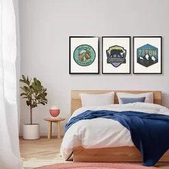 Kirklands Home Teal Yosemite Framed Art Print