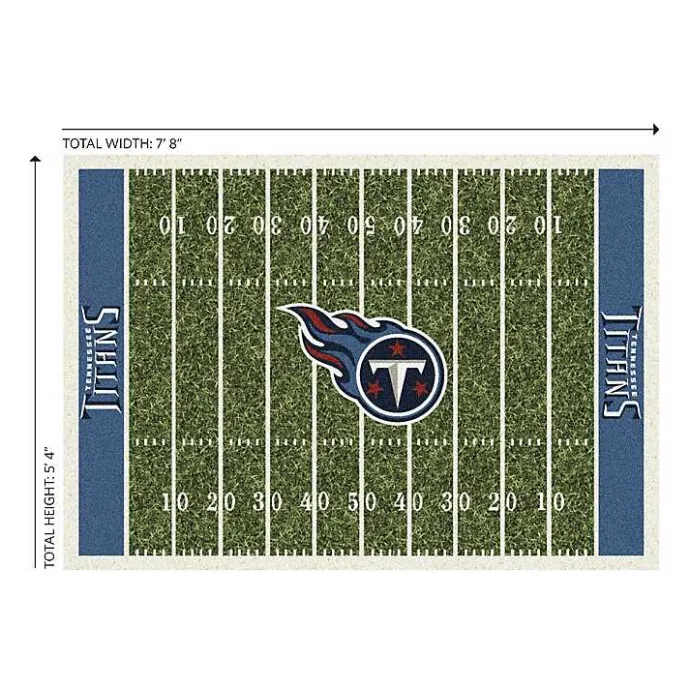 Discount Kirklands Home Tennessee Titans Home Field Area Rug, 6x8