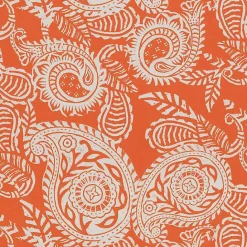 New Kirklands Home Terracotta Paisley Outdoor Settee Cushion