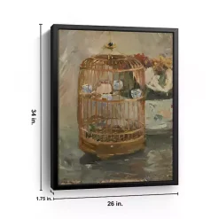 Outlet Kirklands Home The Cage Morisot Framed Canvas Art Print Multi