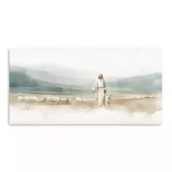 Sale Kirklands Home The Good Shepherd Canvas Art Print, 20x10 in.
