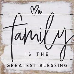 Sale Kirklands Home The Greatest Blessing Wood Wall Plaque White