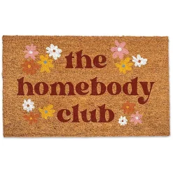 Sale Kirklands Home The Homebody Club Floral Coir Doormat