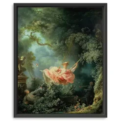 Outlet Kirklands Home The Swing Framed Canvas Art Print Green