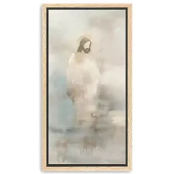 New Kirklands Home The Very Thought of Thee Framed Canvas Art Print Multi