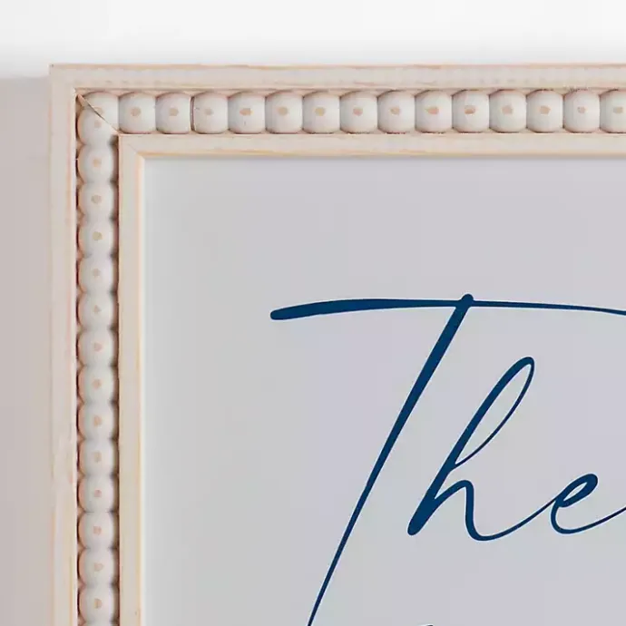 Kirklands Home Then Sings My Soul Blue Framed Wall Plaque