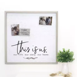 Hot Kirklands Home This is Us Framed Magnetic Board Gray