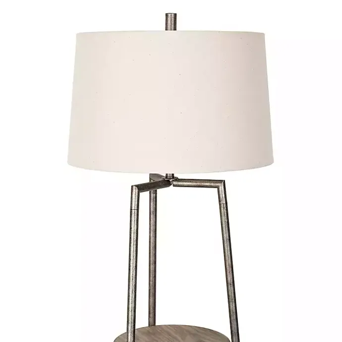 Online Kirklands Home 3-Tier Shelf Floor Lamp White