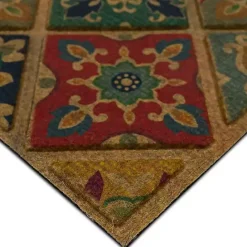 Kirklands Home Tile Garden Welcome Doormat