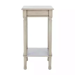 Best Kirklands Home Tilley Beige Classic Square Accent Table Tan