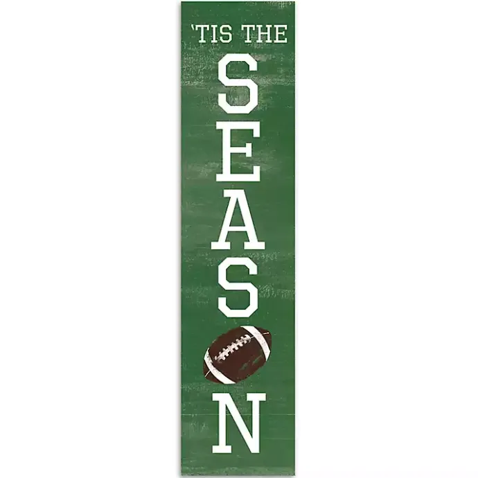 New Kirklands Home Tis the Football Season Porch Board Green