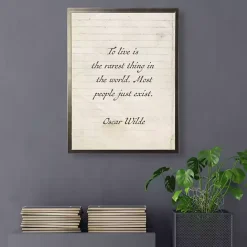 New Kirklands Home To Live is the Rarest Thing Wall Plaque White
