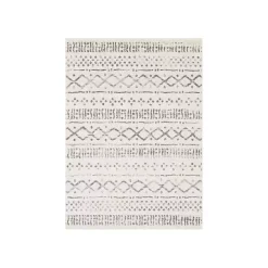 Hot Kirklands Home Toasted Brown Abstract Diamond Area Rug, 5x7