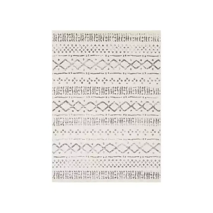 Clearance Kirklands Home Toasted Brown Abstract Diamond Area Rug, 7x10