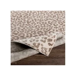 Clearance Kirklands Home Toasted Brown Cheetah Print Area Rug, 5x7