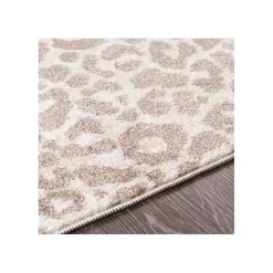 Kirklands Home Toasted Brown Cheetah Print Area Rug, 7x10