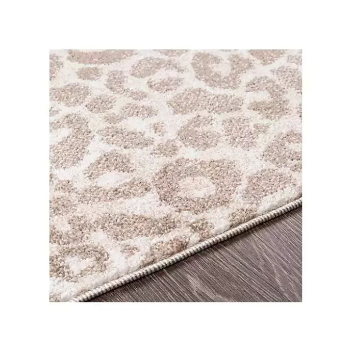 Kirklands Home Toasted Brown Cheetah Print Area Rug, 7x10