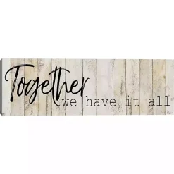 Clearance Kirklands Home Together Canvas Art Print