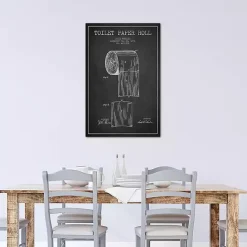 Clearance Kirklands Home Toilet Paper Patent Canvas Art Print, 18x26 in.