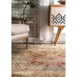Kirklands Home Traditional Doreen Medallion Area Rug, 8x11