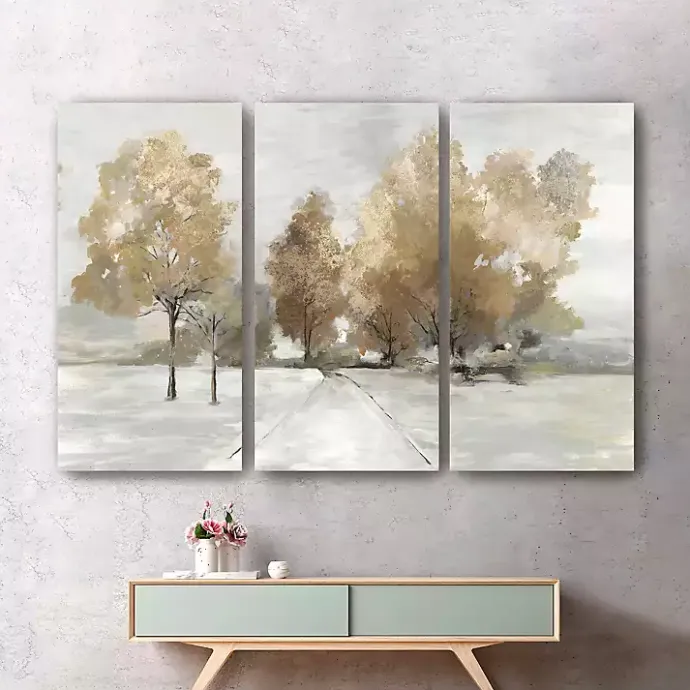 Hot Kirklands Home Trail Under The Trees Canvas Art Prints, Set of 3