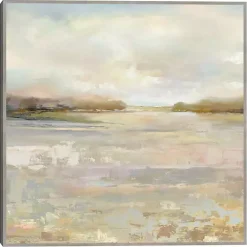 Hot Kirklands Home Tranquil Terrain Framed Canvas Print, 35x35 in.