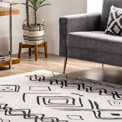 Clearance Kirklands Home Transitional Moroccan Washable Area Rug, 4x6