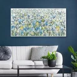 Best Kirklands Home Tulip Parade Framed Canvas Art Print Multi
