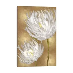 Clearance Kirklands Home Tulips on Gold Canvas Art Print