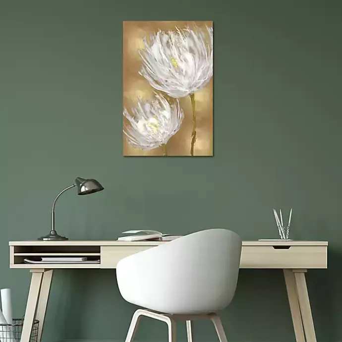 Clearance Kirklands Home Tulips on Gold Canvas Art Print