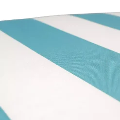 Outlet Kirklands Home Turquoise Cabana Stripes Outoor Chaise Cushion