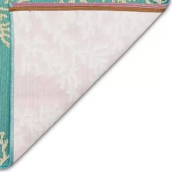 Online Kirklands Home Turquoise Coral Indoor/Outdoor Rug, 3x4