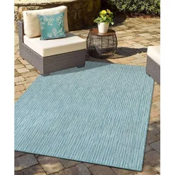 Online Kirklands Home Turquoise Coral Woven Outdoor Throw Pillow