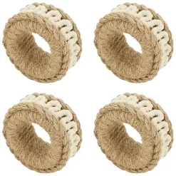 Best Kirklands Home Twisted Rope Napkin Rings, Set of 4