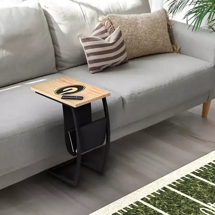 Sale Kirklands Home University of Georgia Wood C-Table Tan