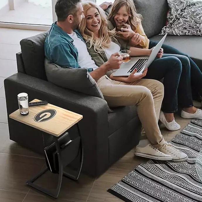 Sale Kirklands Home University of Georgia Wood C-Table Tan