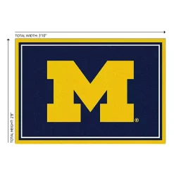 Outlet Kirklands Home University of Michigan Area Rug, 3x4