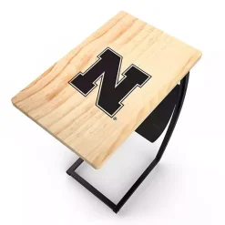 Clearance Kirklands Home University of Nebraska Wood C-Table Tan