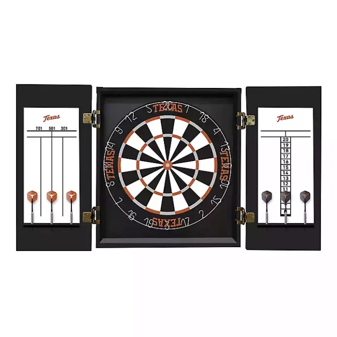 Online Kirklands Home University of Texas Dartboard Set