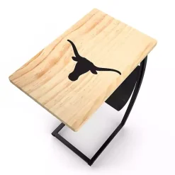 Clearance Kirklands Home University of Texas Wood C-Table Tan