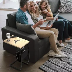 Clearance Kirklands Home University of Texas Wood C-Table Tan